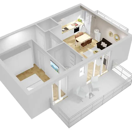 Apartmán 10 Helene Mit 2 Balkone *