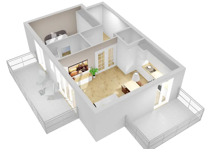 10 Helene Mit 2 Balkone شقة